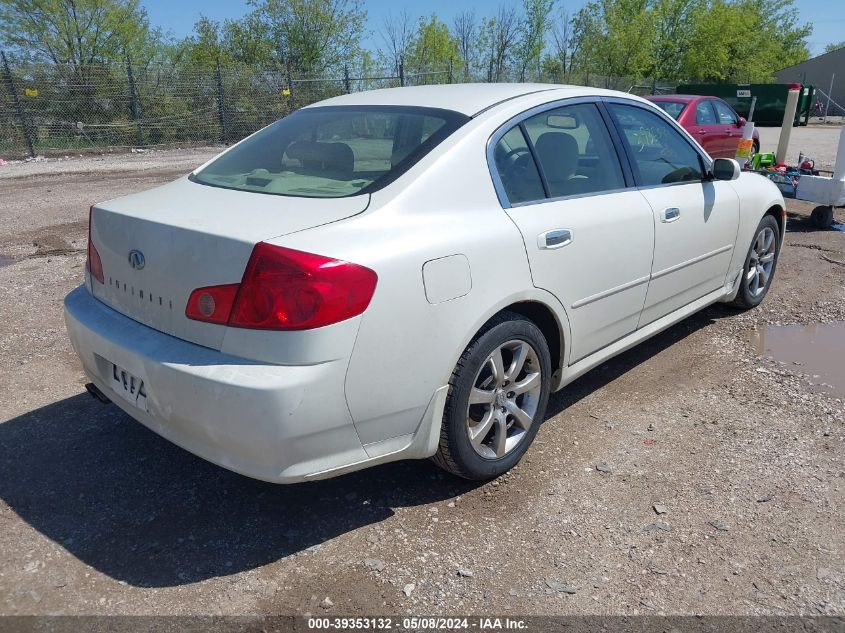 2006 Infiniti G35X VIN: JNKCV51F26M606270 Lot: 39353132