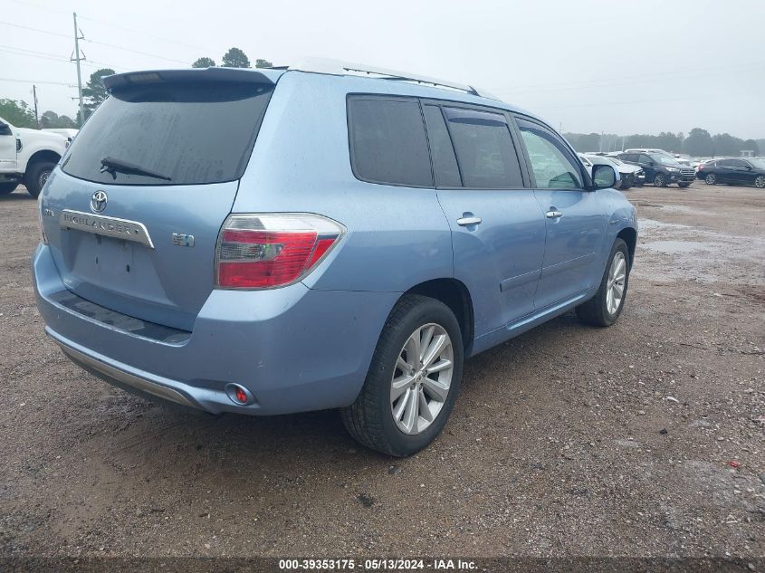 2008 Toyota Highlander Hybrid VIN: JTEEW41A282001875 Lot: 39353175