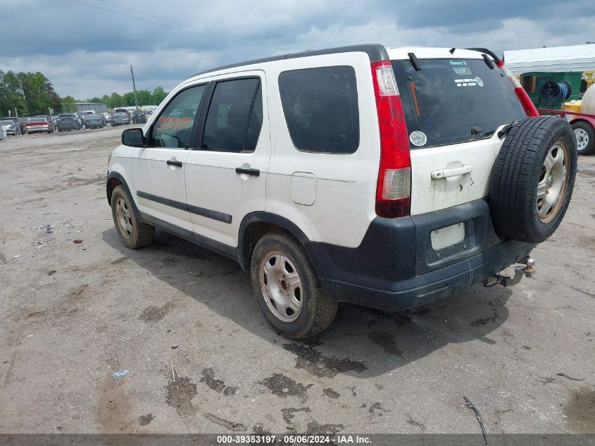 2006 Honda Cr-V Lx VIN: SHSRD78586U422668 Lot: 39353197