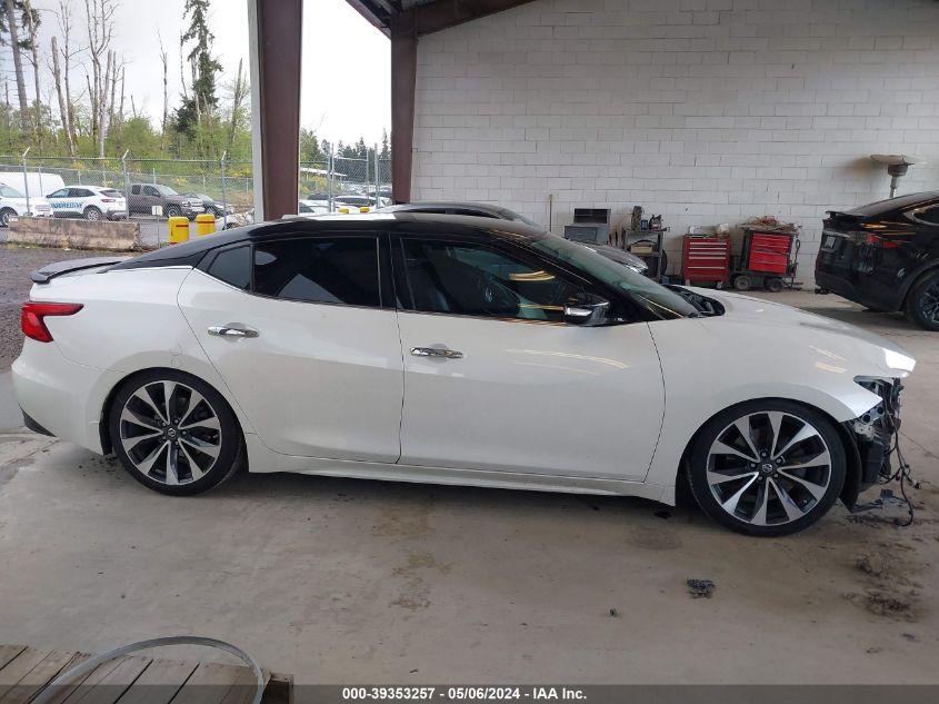 2016 Nissan Maxima 3.5 Sr VIN: 1N4AA6AP6GC378550 Lot: 39353257