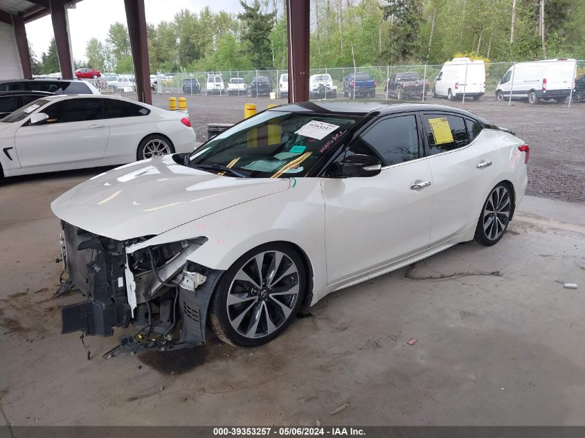 2016 Nissan Maxima 3.5 Sr VIN: 1N4AA6AP6GC378550 Lot: 39353257