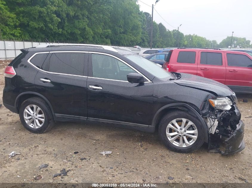 2016 Nissan Rogue S/Sl/Sv VIN: 5N1AT2MT7GC816400 Lot: 39353259