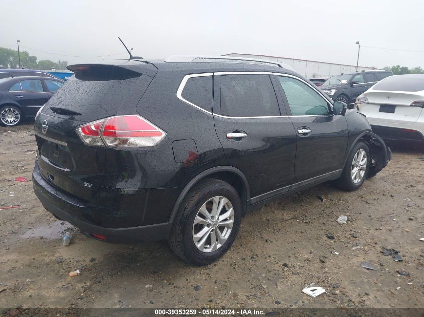 2016 Nissan Rogue S/Sl/Sv VIN: 5N1AT2MT7GC816400 Lot: 39353259