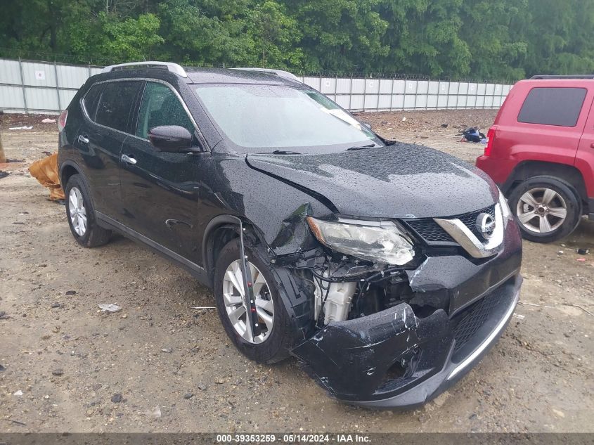 2016 Nissan Rogue S/Sl/Sv VIN: 5N1AT2MT7GC816400 Lot: 39353259