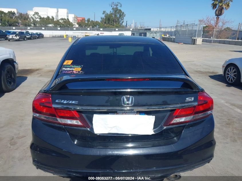 2015 Honda Civic Si VIN: 2HGFB6E56FH707377 Lot: 39353277