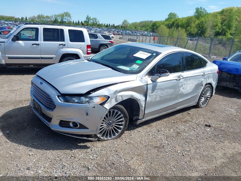 2015 Ford Fusion Titanium VIN: 3FA6P0D95FR156015 Lot: 39353293