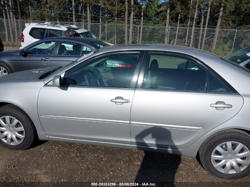 2005 Toyota Camry Le VIN: 4T1BE30K55U502186 Lot: 39353296