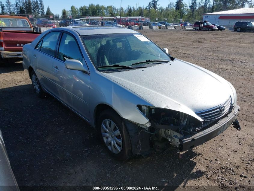 2005 Toyota Camry Le VIN: 4T1BE30K55U502186 Lot: 39353296