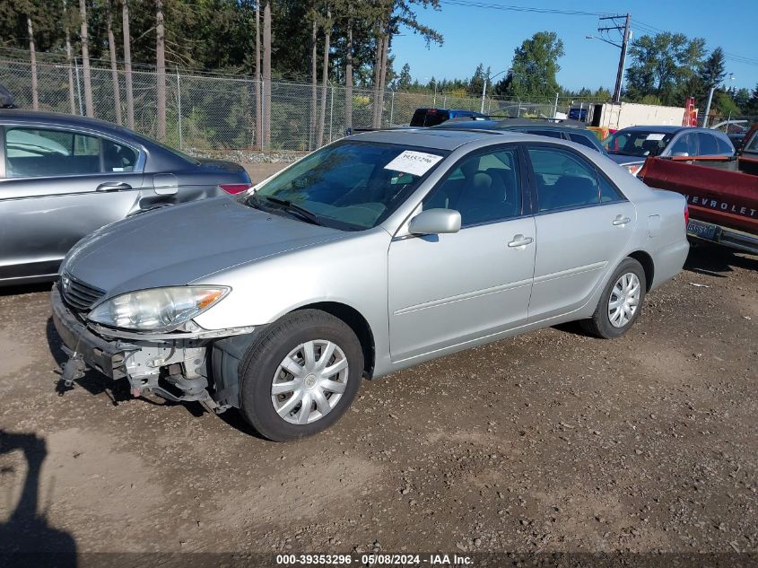 2005 Toyota Camry Le VIN: 4T1BE30K55U502186 Lot: 39353296