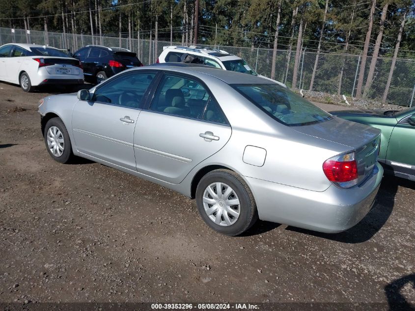 2005 Toyota Camry Le VIN: 4T1BE30K55U502186 Lot: 39353296