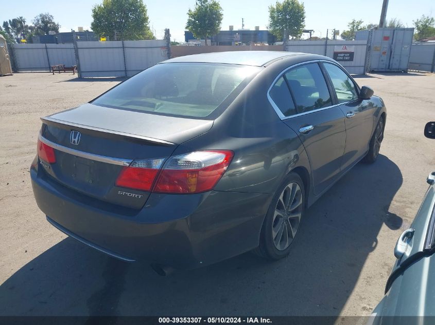 2013 Honda Accord Sport VIN: 1HGCR2F5XDA262238 Lot: 39353307