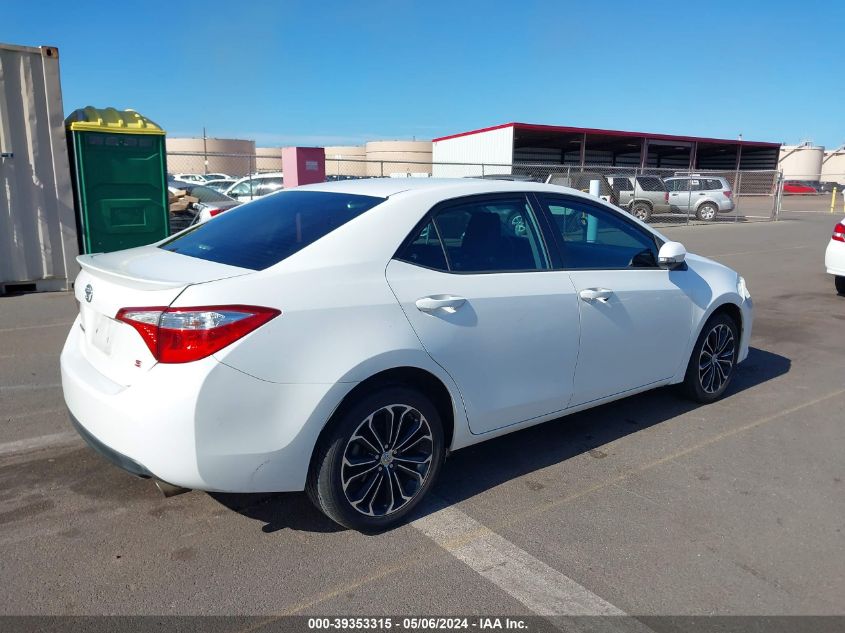 2014 Toyota Corolla L/Le/Le Plus/Le Premium/S/S Plus/S Premium VIN: 5YFBURHE7EP062221 Lot: 39353315