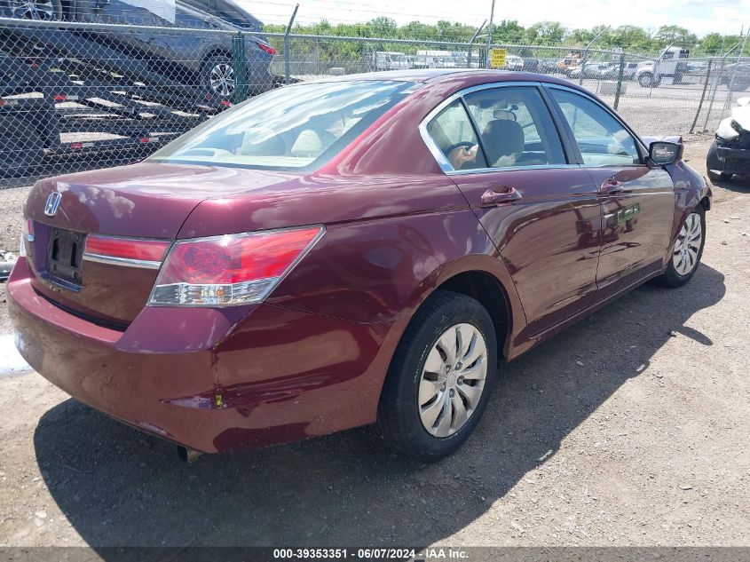 2011 Honda Accord 2.4 Lx VIN: 1HGCP2F31BA038244 Lot: 39353351