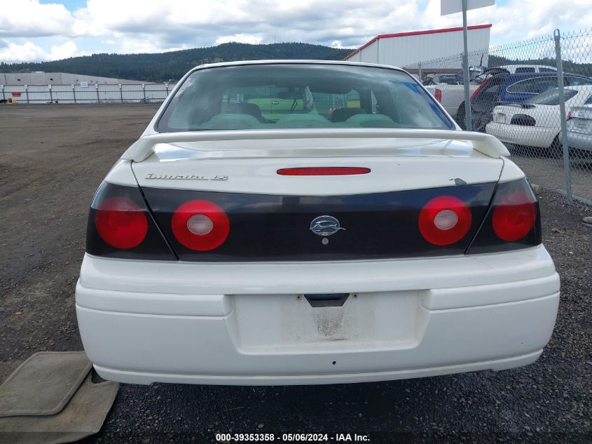 2005 Chevrolet Impala Ls VIN: 2G1WH52K559228077 Lot: 39353358