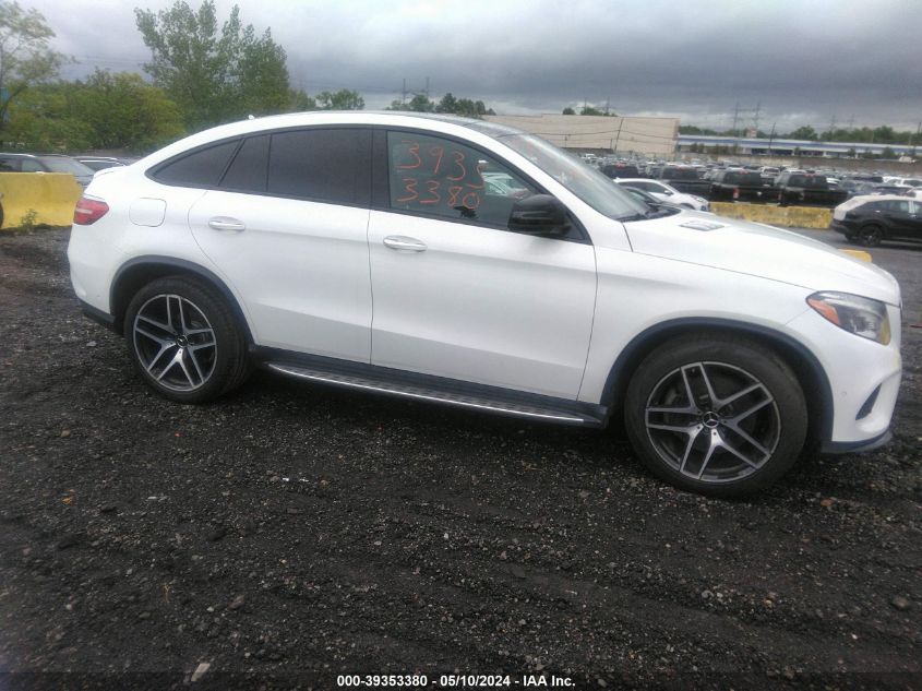 2019 Mercedes-Benz Amg Gle 43 Coupe 4Matic VIN: 4JGED6EB3KA133478 Lot: 39353380