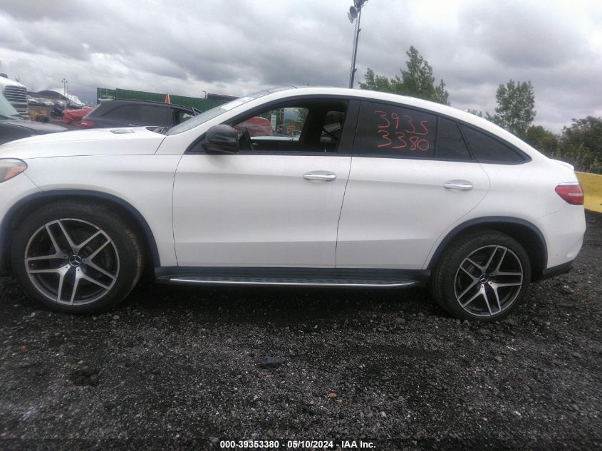 2019 Mercedes-Benz Amg Gle 43 Coupe 4Matic VIN: 4JGED6EB3KA133478 Lot: 39353380