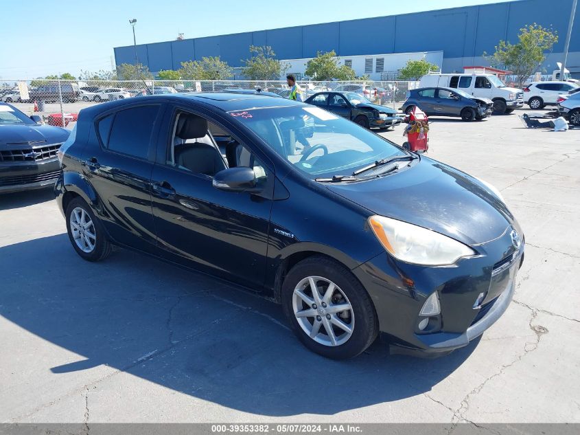 2012 Toyota Prius C Four VIN: JTDKDTB31C1021024 Lot: 39353382