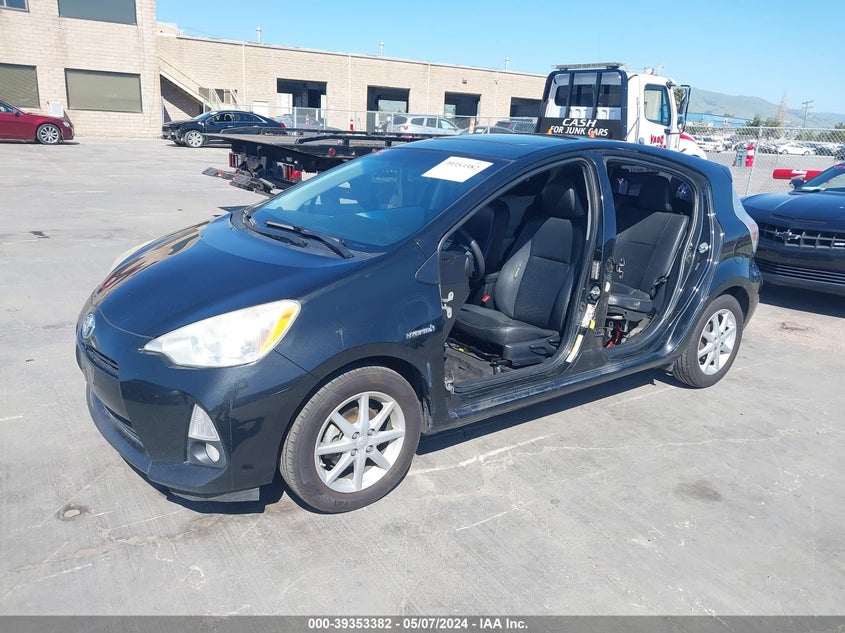 2012 Toyota Prius C Four VIN: JTDKDTB31C1021024 Lot: 39353382