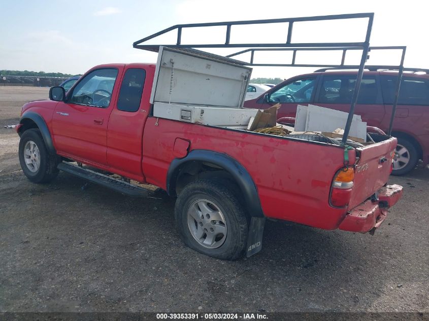 2001 Toyota Tacoma Base V6 VIN: 5TEWN72NX1Z719111 Lot: 39353391