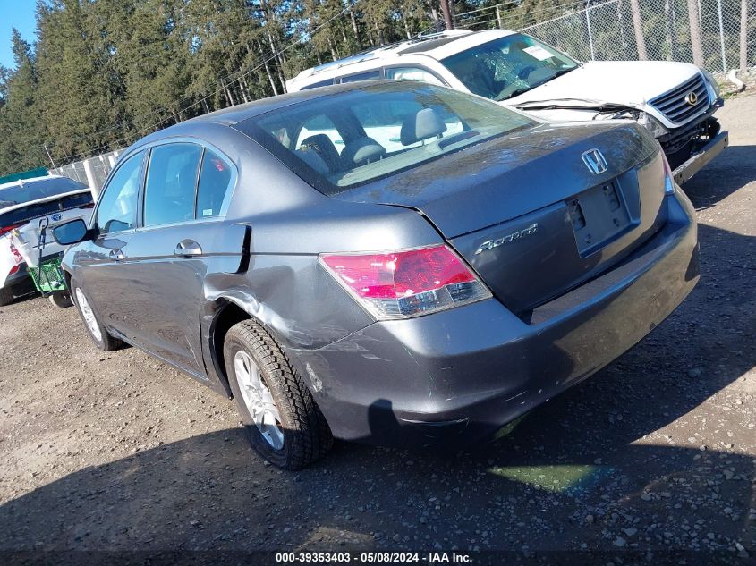 2009 Honda Accord 2.4 Lx-P VIN: 1HGCP26429A137593 Lot: 39353403