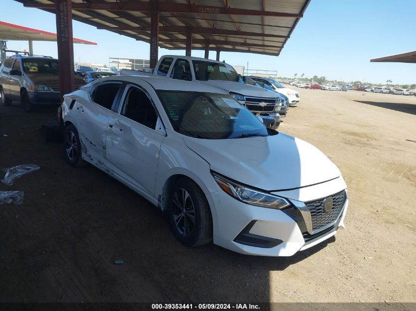 2020 Nissan Sentra Sv Xtronic Cvt VIN: 3N1AB8CV0LY285042 Lot: 39353441