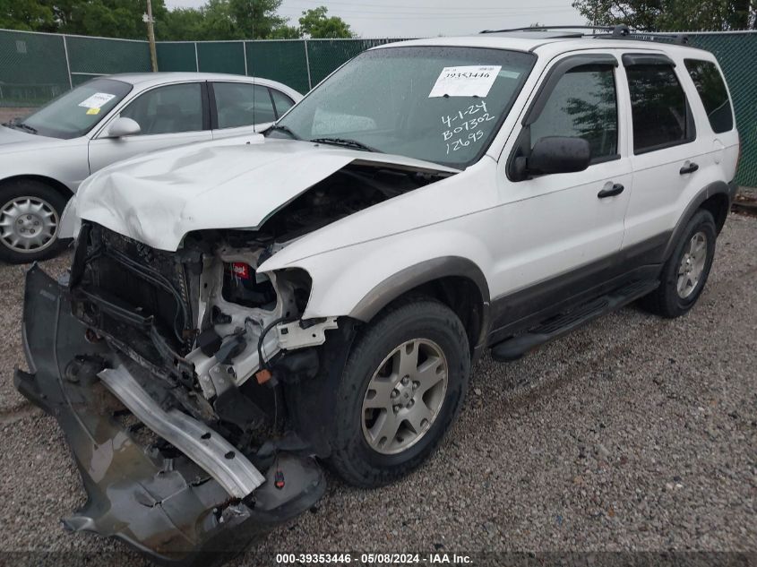 2005 Ford Escape Xlt VIN: 1FMYU93125KB07302 Lot: 39353446