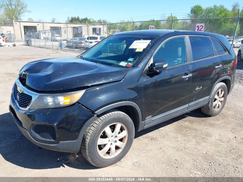 2011 Kia Sorento Lx VIN: 5XYKTCA10BG011098 Lot: 39353448