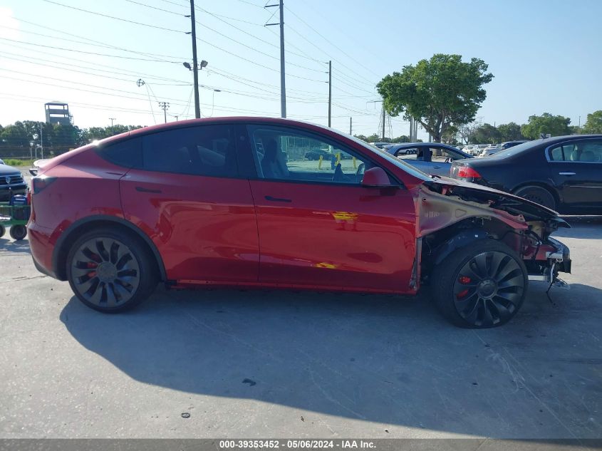 2024 Tesla Model Y Performance Dual Motor All-Wheel Drive VIN: 7SAYGDEFXRF033964 Lot: 39353452