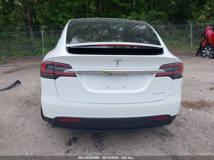 2020 Tesla Model X Long Range Dual Motor All-Wheel Drive/Long Range Plus Dual Motor All-Wheel Drive VIN: 5YJXCAE24LF240096 Lot: 39353489