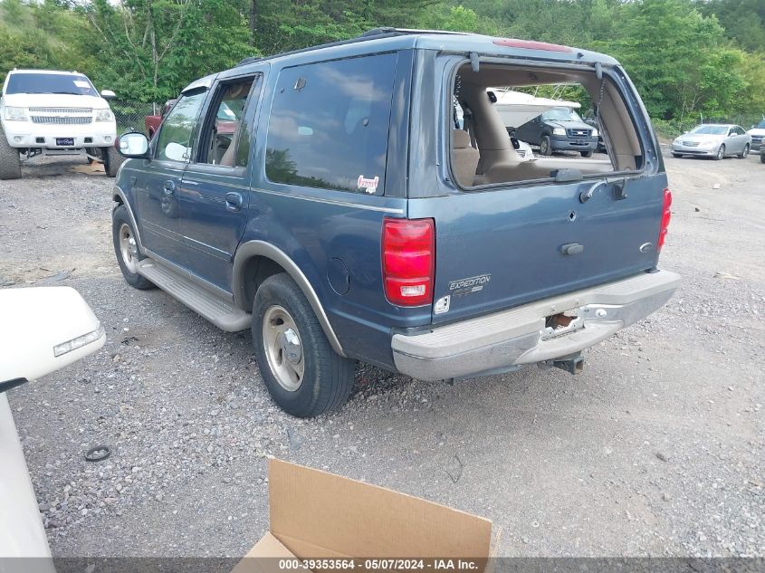 2001 Ford Expedition Eddie Bauer VIN: 1FMRU17L01LA58333 Lot: 39353564