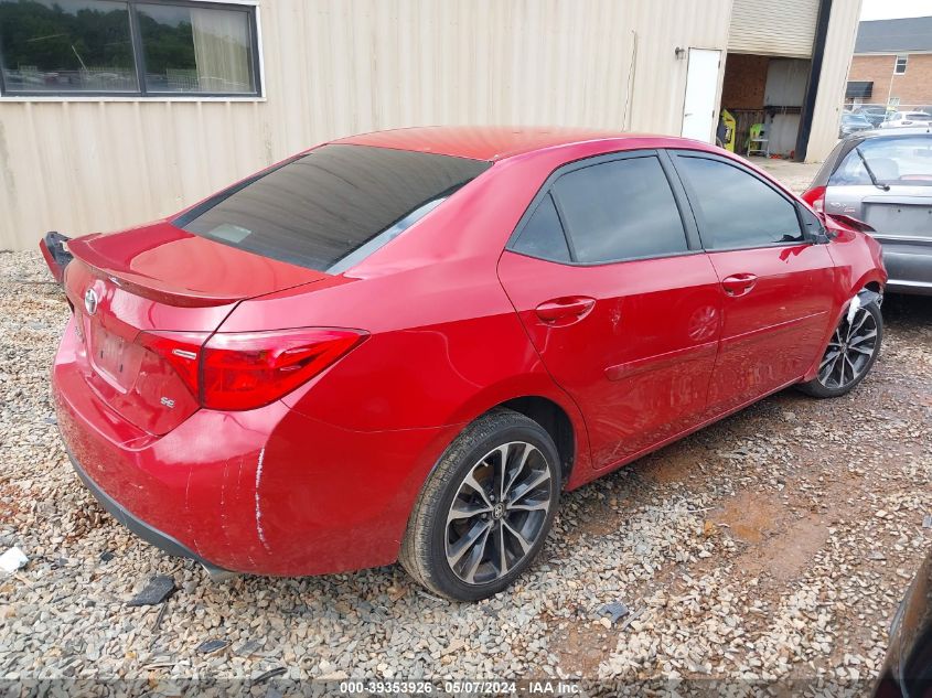 2019 Toyota Corolla Se VIN: 2T1BURHE9KC171016 Lot: 39353926