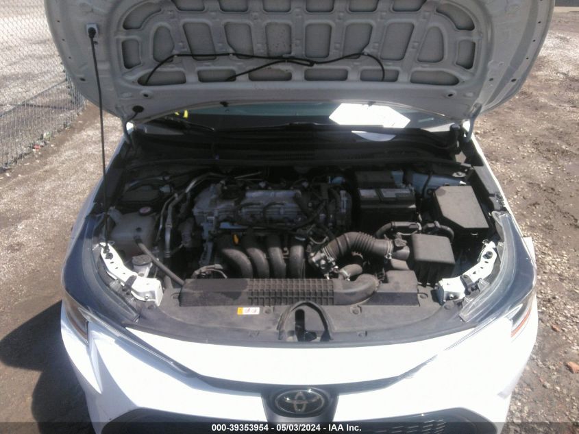 2020 Toyota Corolla Le VIN: 5YFEPRAE3LP096572 Lot: 39353954