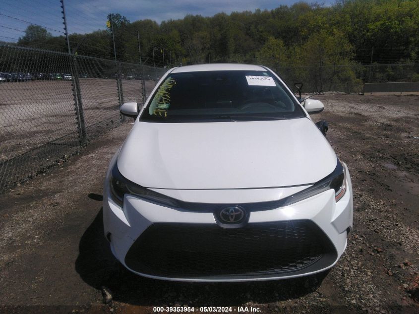 2020 Toyota Corolla Le VIN: 5YFEPRAE3LP096572 Lot: 39353954