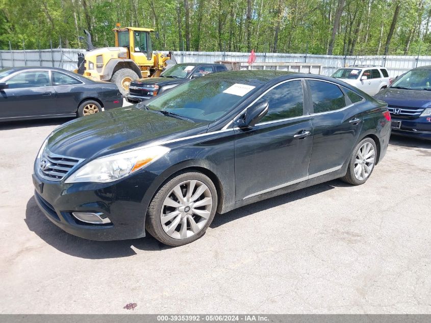 2012 Hyundai Azera VIN: KMHFH4JGXCA141271 Lot: 39353992