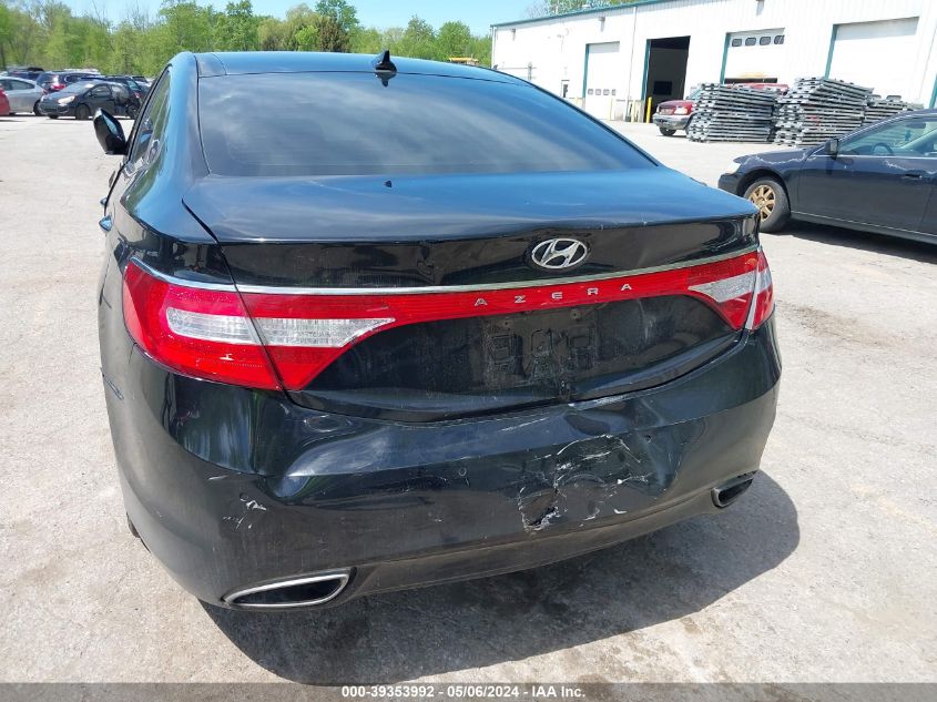 2012 Hyundai Azera VIN: KMHFH4JGXCA141271 Lot: 39353992