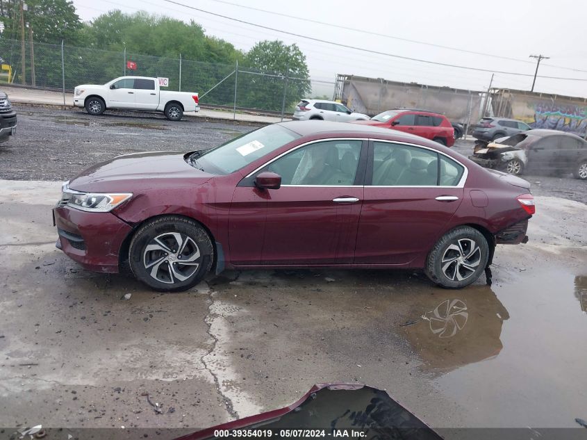 2017 Honda Accord Lx VIN: 1HGCR2F36HA122353 Lot: 39354019