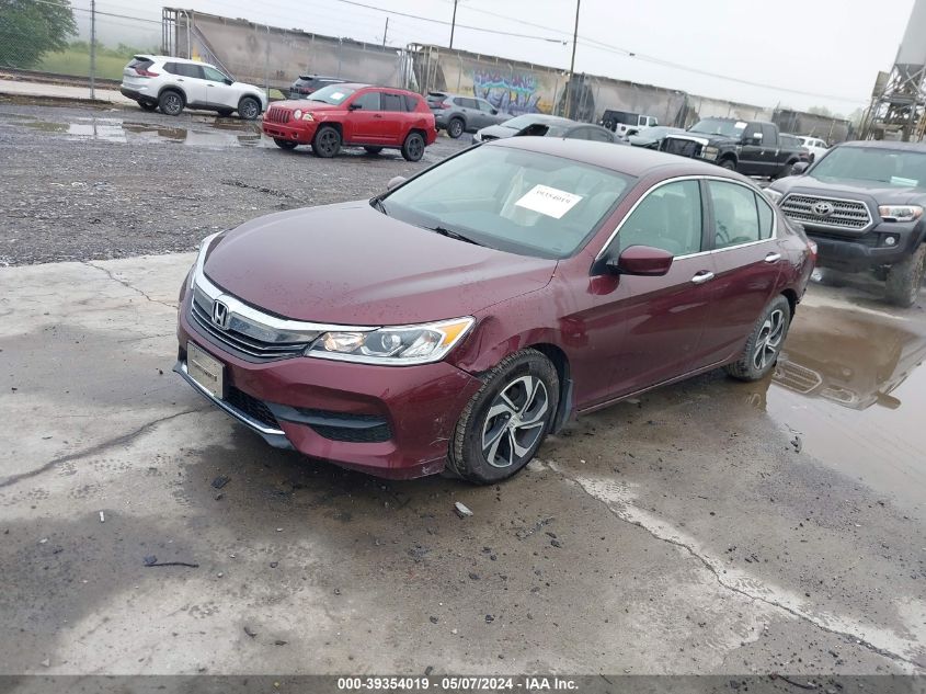 2017 Honda Accord Lx VIN: 1HGCR2F36HA122353 Lot: 39354019