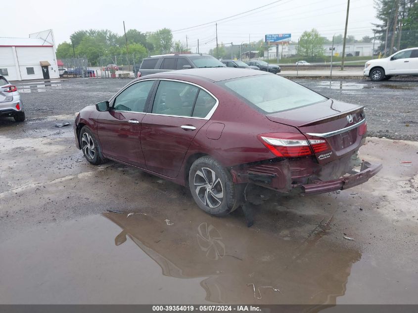 2017 Honda Accord Lx VIN: 1HGCR2F36HA122353 Lot: 39354019