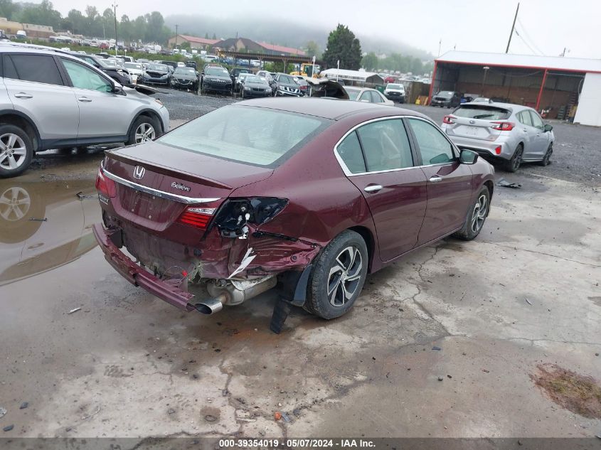 2017 Honda Accord Lx VIN: 1HGCR2F36HA122353 Lot: 39354019