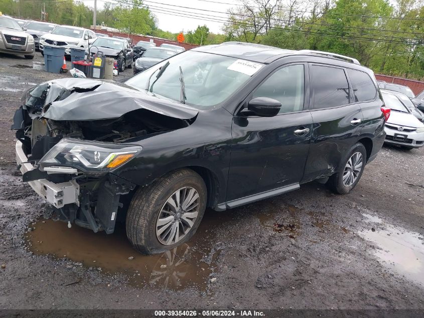 2019 Nissan Pathfinder Sv VIN: 5N1DR2MM7KC619210 Lot: 39354026