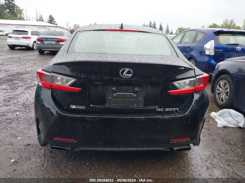 2016 Lexus Rc 200T VIN: JTHHA5BC3G5000686 Lot: 39354032