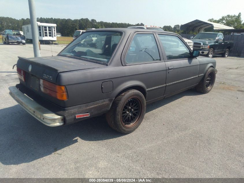 1987 BMW 325 E VIN: WBAAB5408H9802967 Lot: 39354039