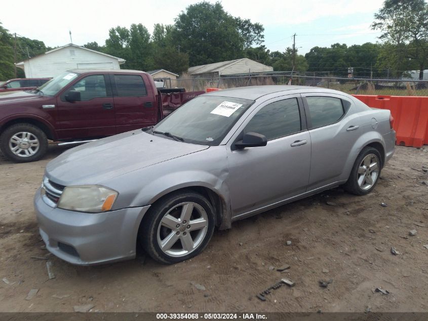 2013 Dodge Avenger Se VIN: 1C3CDZAB9DN624995 Lot: 39354068