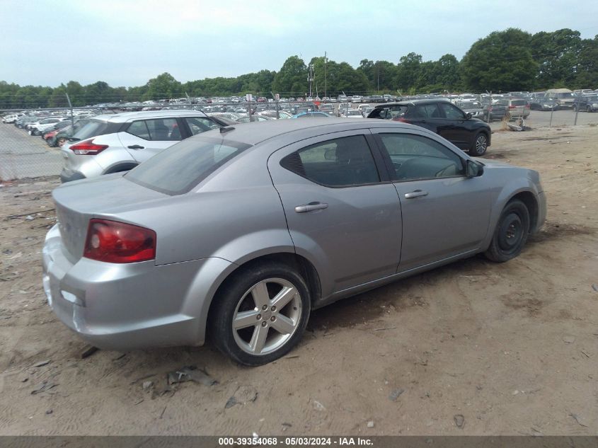 2013 Dodge Avenger Se VIN: 1C3CDZAB9DN624995 Lot: 39354068