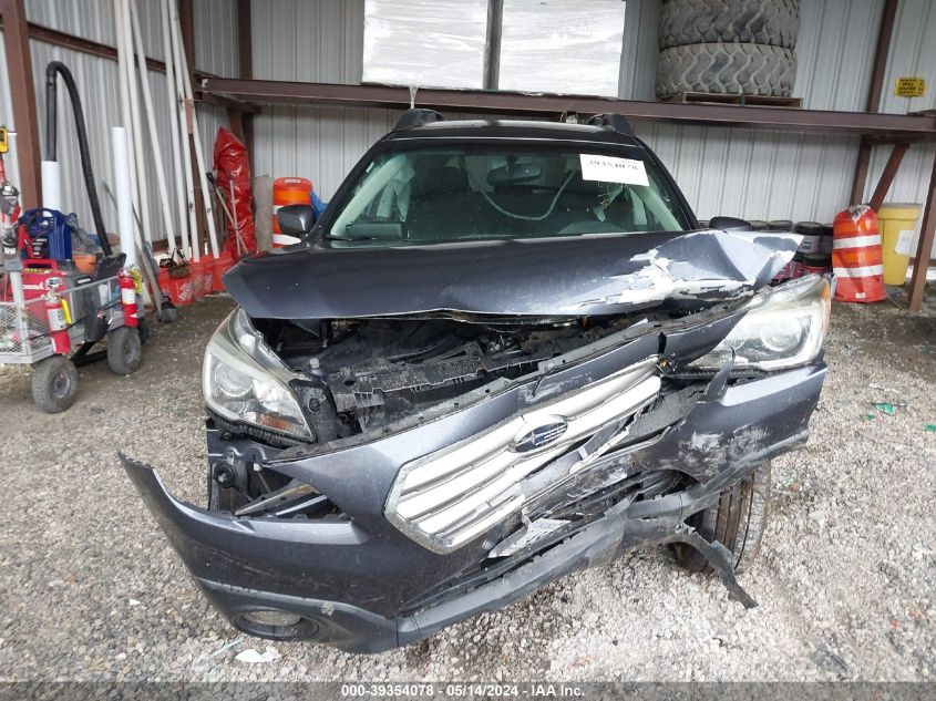 2016 Subaru Outback 2.5I Premium VIN: 4S4BSADC6G3336821 Lot: 39354078