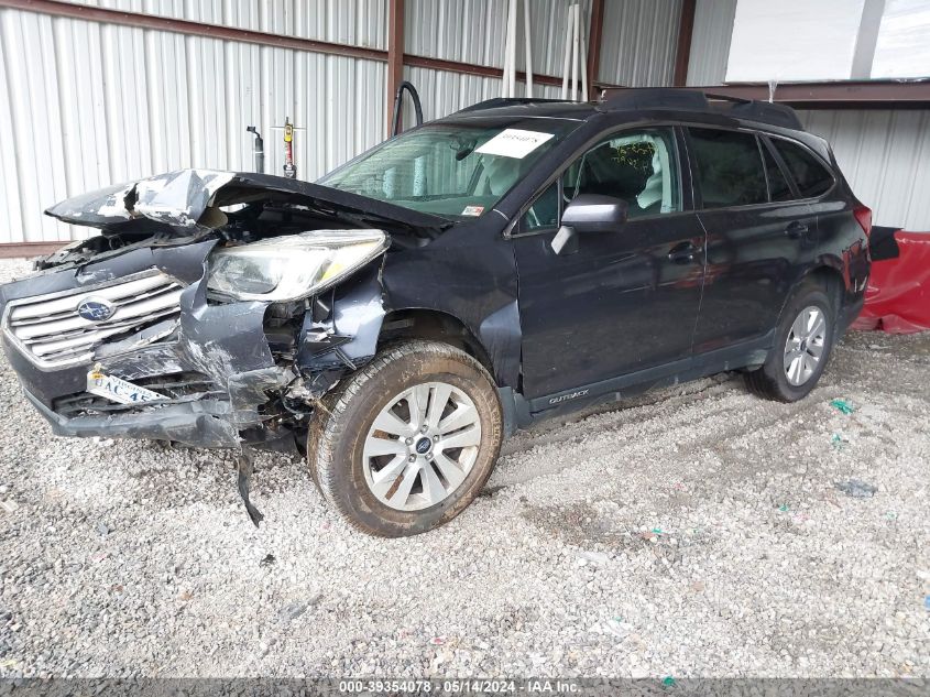 2016 Subaru Outback 2.5I Premium VIN: 4S4BSADC6G3336821 Lot: 39354078