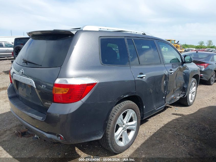 2008 Toyota Highlander Limited VIN: JTEES42A182101444 Lot: 39354090