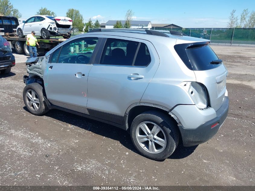 2016 Chevrolet Trax Lt VIN: KL7CJPSB2GB598539 Lot: 39354112