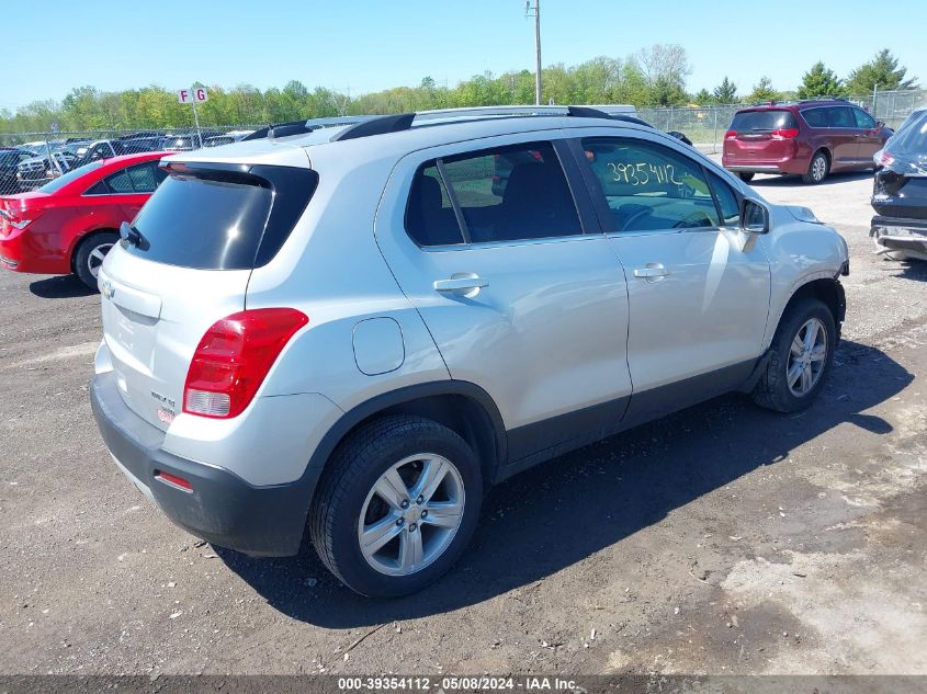 2016 Chevrolet Trax Lt VIN: KL7CJPSB2GB598539 Lot: 39354112