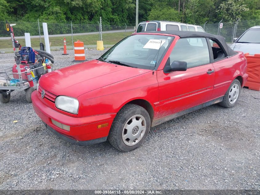 1998 Volkswagen Cabrio Gl VIN: 3VWAA81E3WM808694 Lot: 39354115